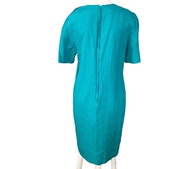 Vintage Nipon Executive size 16 linen dress. 0609 - Picture 3 of 9